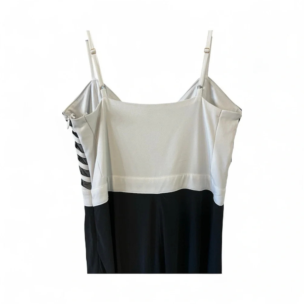 Arden B Black and White Jumpsuit - Picture 7 of 8